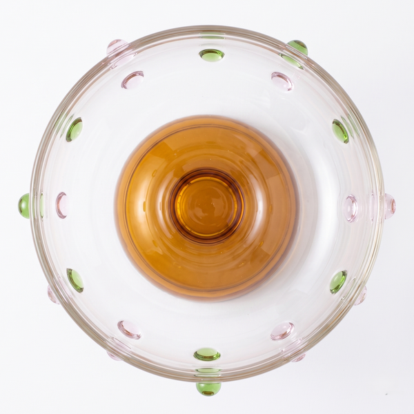 Dessert Glass & Spoon Duo Set | Handblown Borosilicate Glass | Set of 2