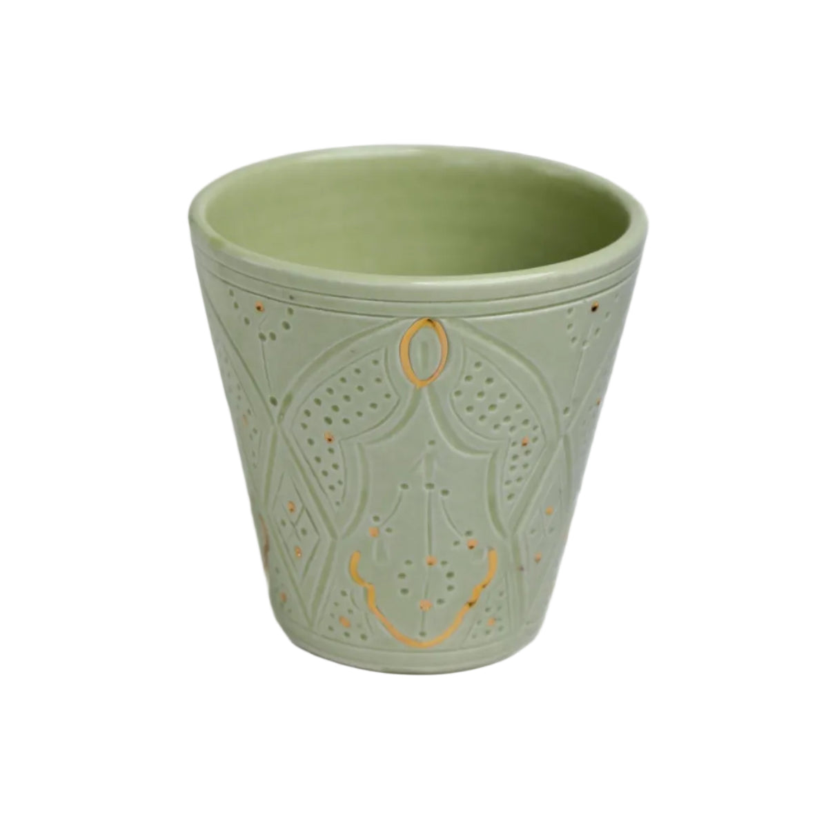 GRAND CACHE POT EMPREINTE MINT GOLD (15010310357375)