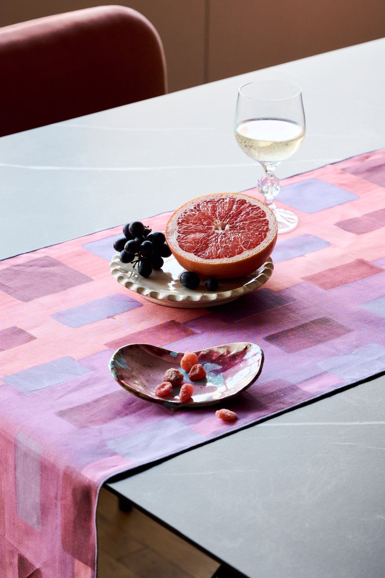 Pink Tapestry Runner