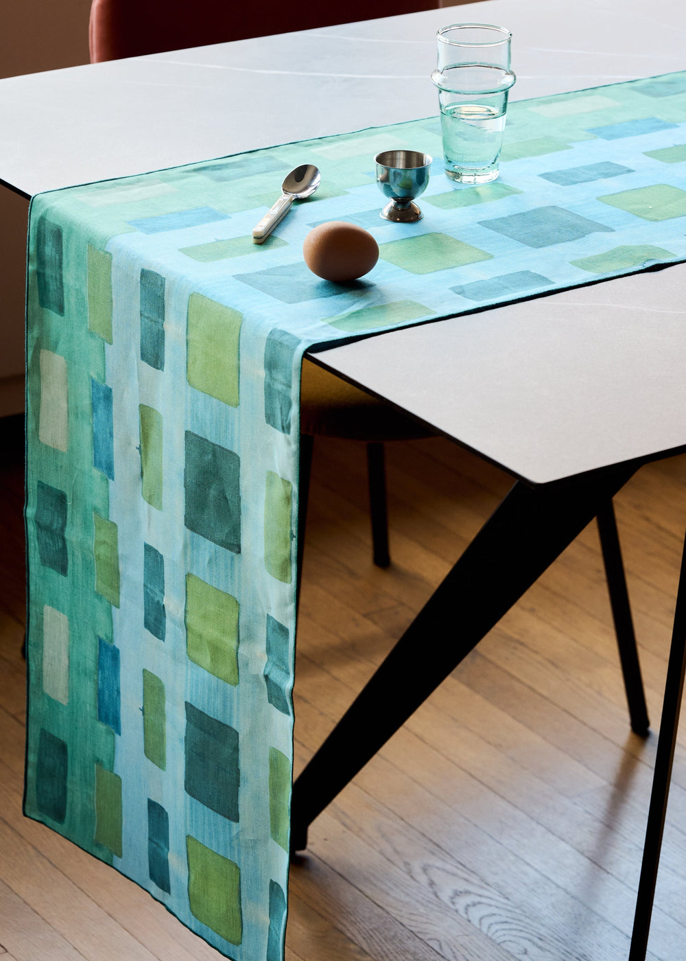 Blue Tapestry Runner