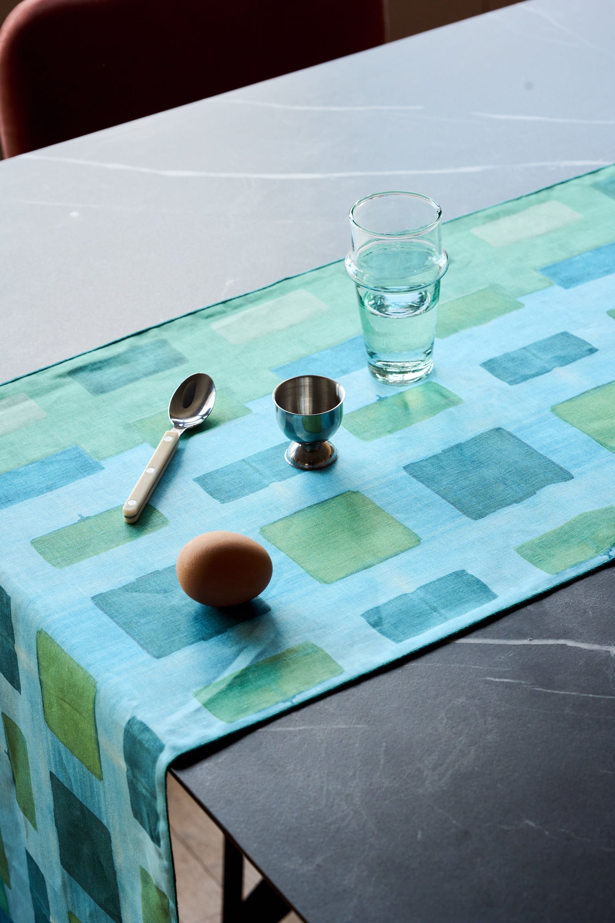 Blue Tapestry Runner