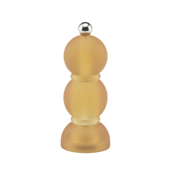 Amber Frosty Mini Bob Salt or Pepper Mill