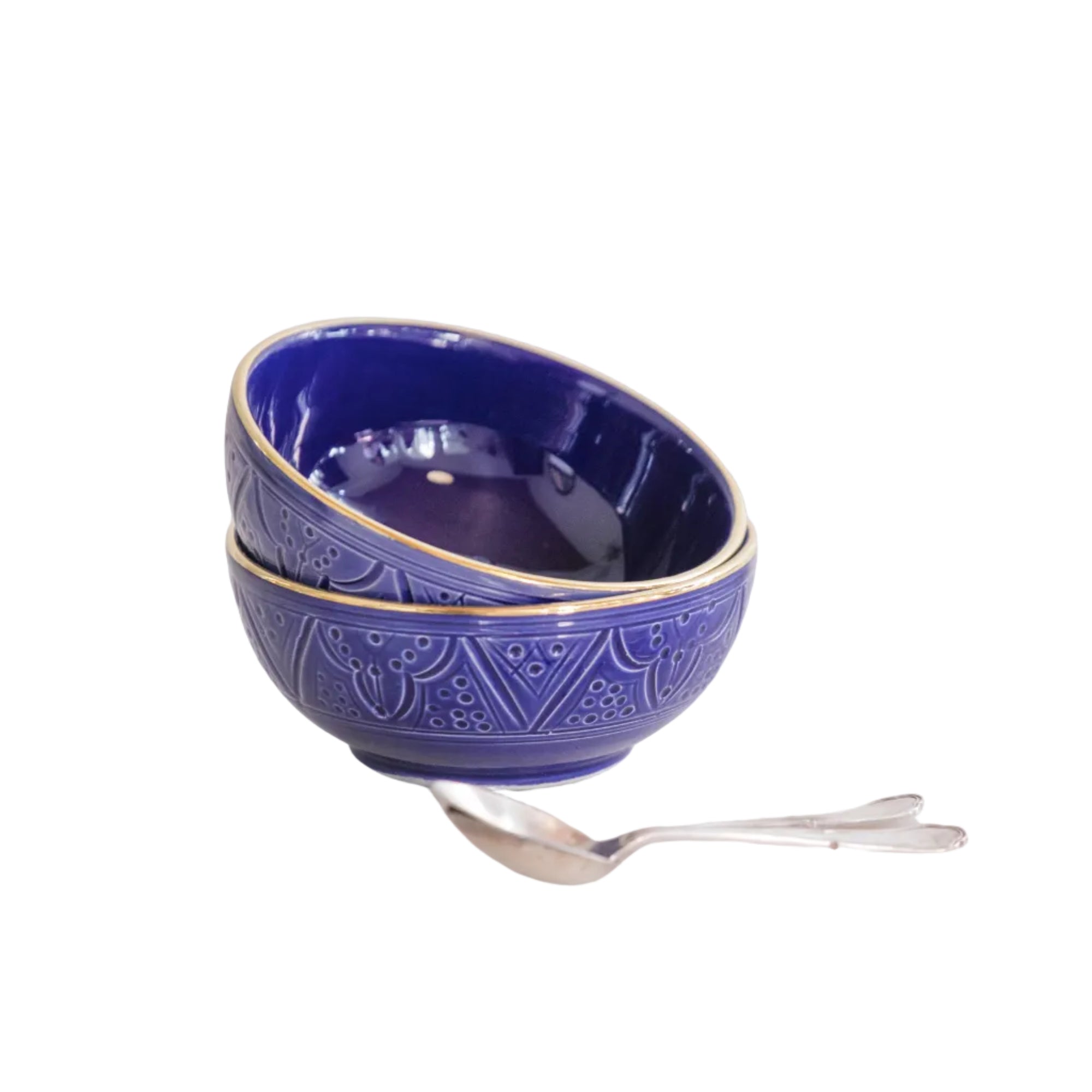GRAND BOL BAS EMPREINTE BLEU MAJORELLE GOLD (15121485005183) (15121492443519) (15159154934143)