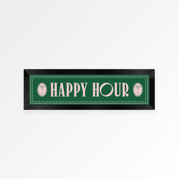 Happy Hour Panoramic Framed Print