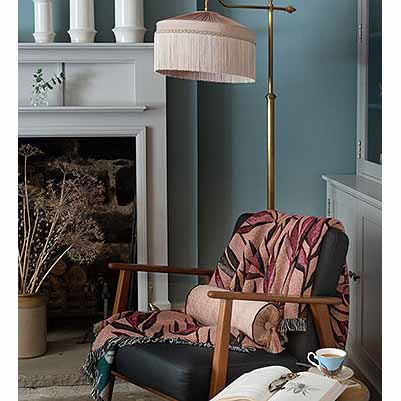 Growth Blush - Recycled Cotton Woven Throw