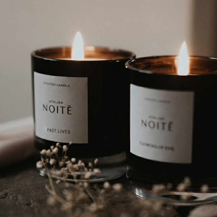 Night Flower Candle Duo Set