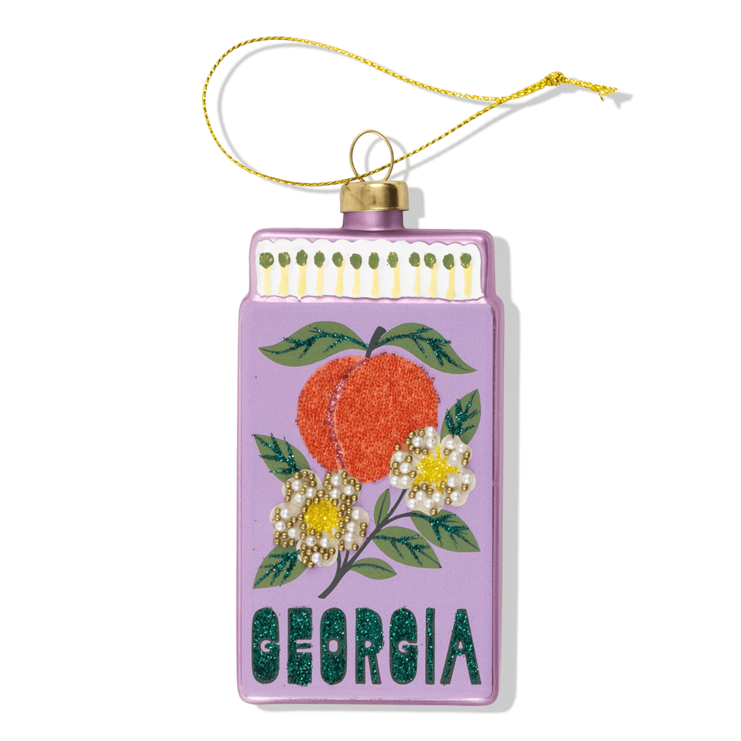 Georgia Matchbook Ornament - Furbish Studio