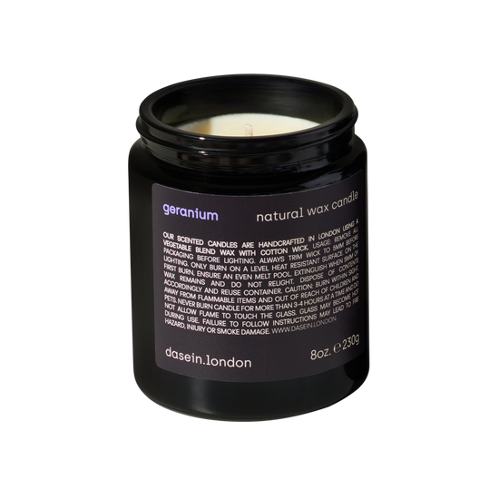 Geranium Natural Wax Candle (230g)
