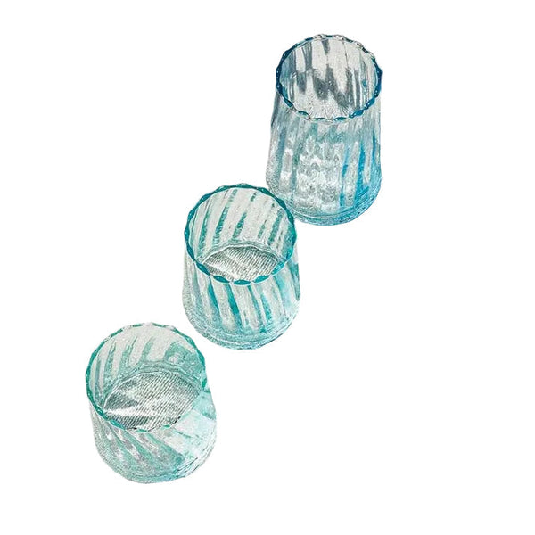 Recycled Moroccan Clear Twist Tumbler/Highball