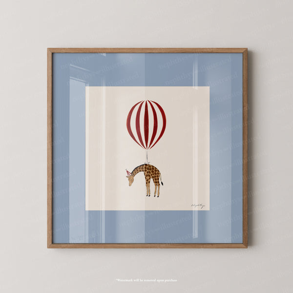 Giraffe Balloon Personalised