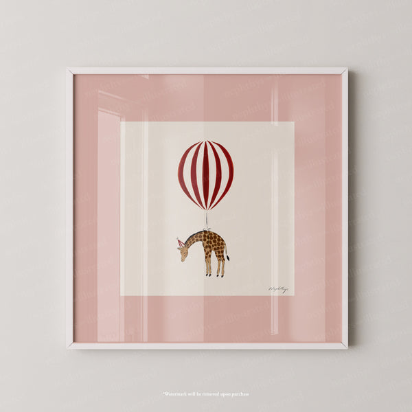 Giraffe Balloon Personalised