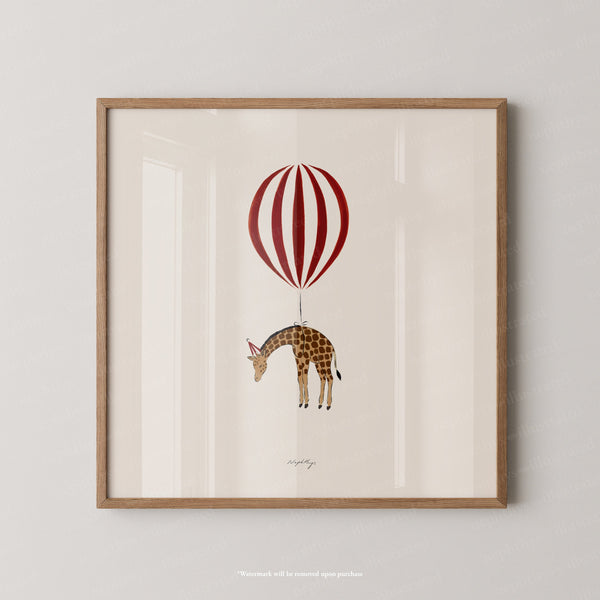 Giraffe Balloon Personalised
