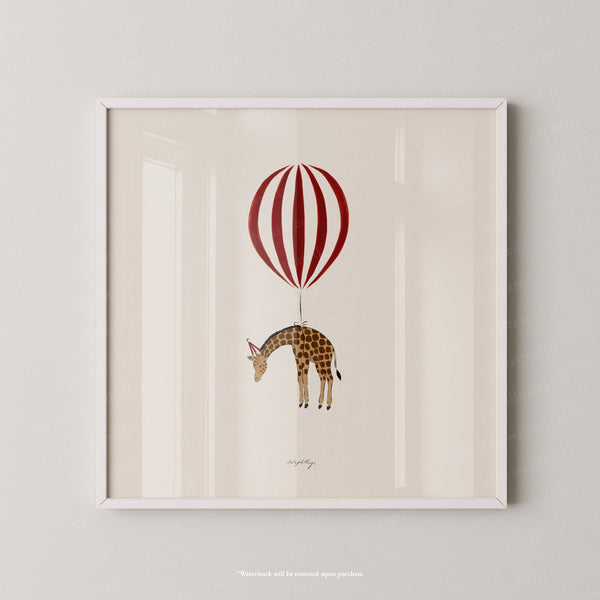 Giraffe Balloon Personalised