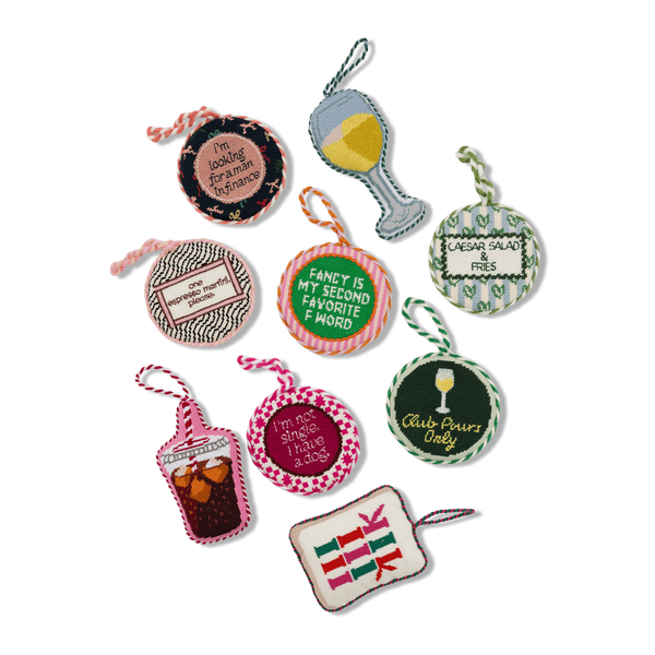 Needlepoint Ornament - Fancy F Word