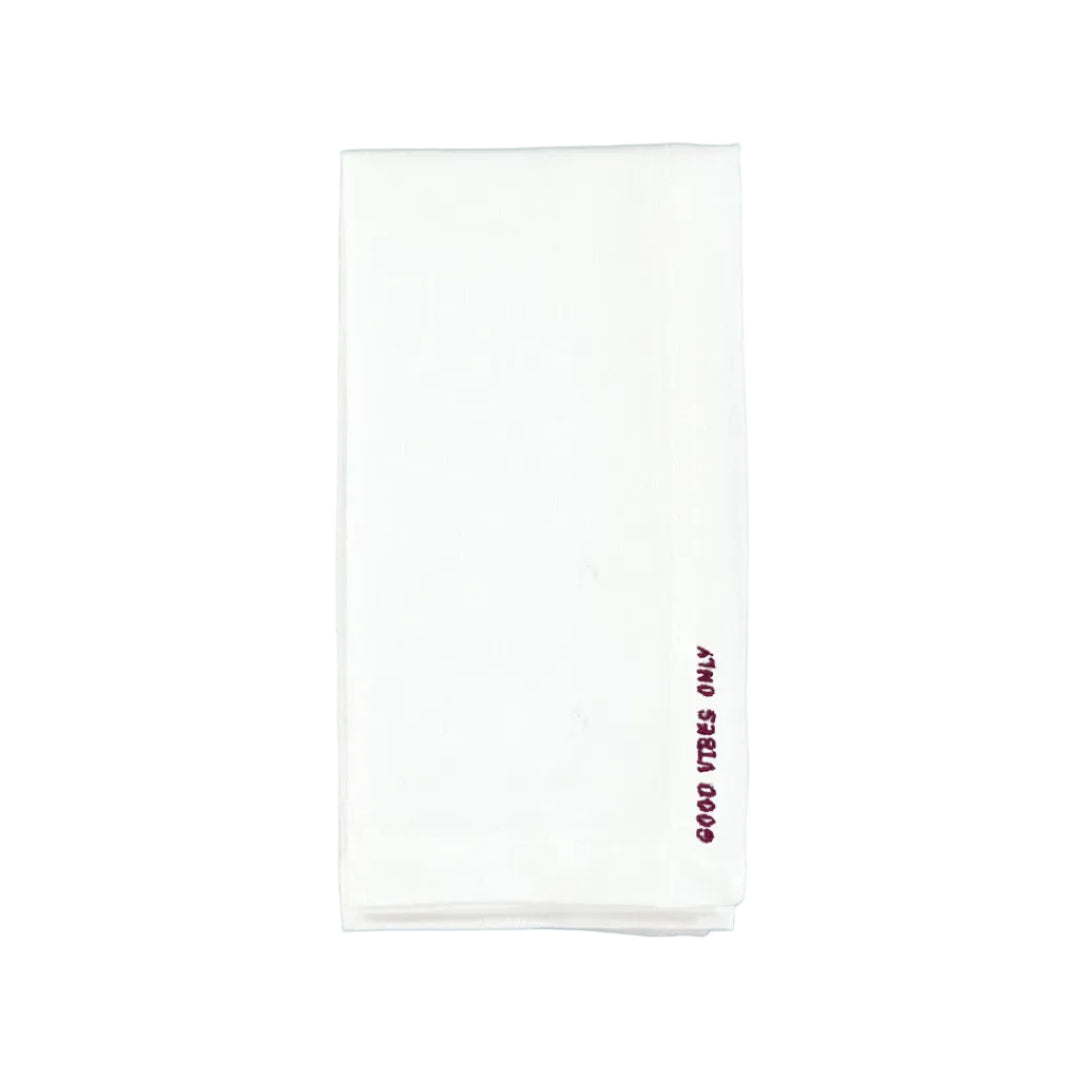 Good Vibes Only Napkin