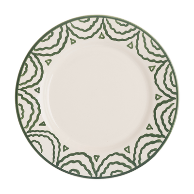 Late Afternoon Green Tabla Dinner Plate