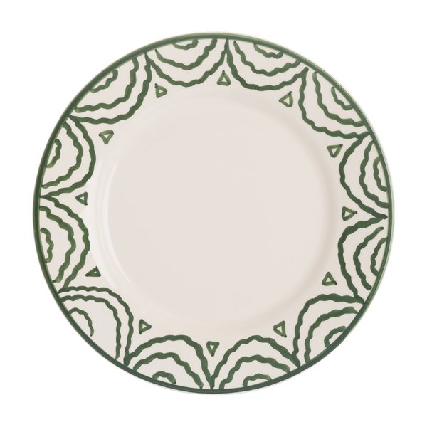 Late Afternoon Green Tabla Dinner Plate