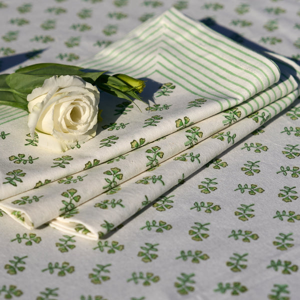 Green Ditsy Napkin - Set of 4