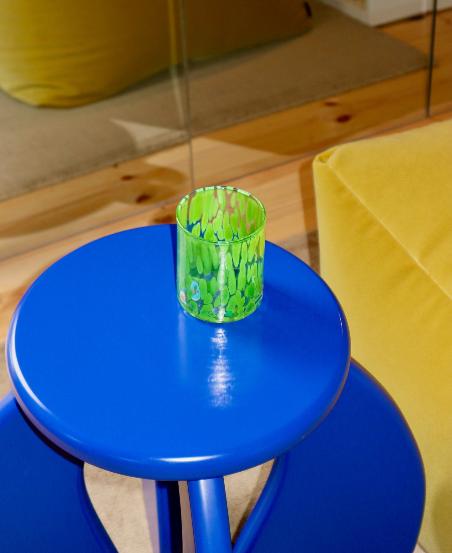 Murano Glass Tumbler, Green