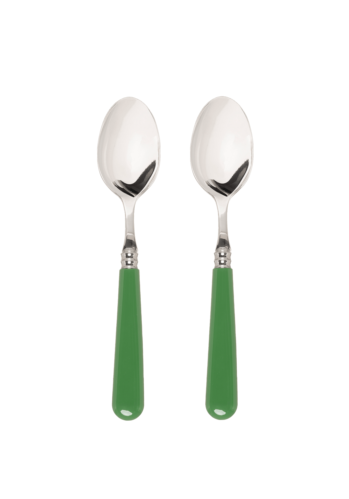 Late Afternoon Green Set of 2 Dessert Spoons