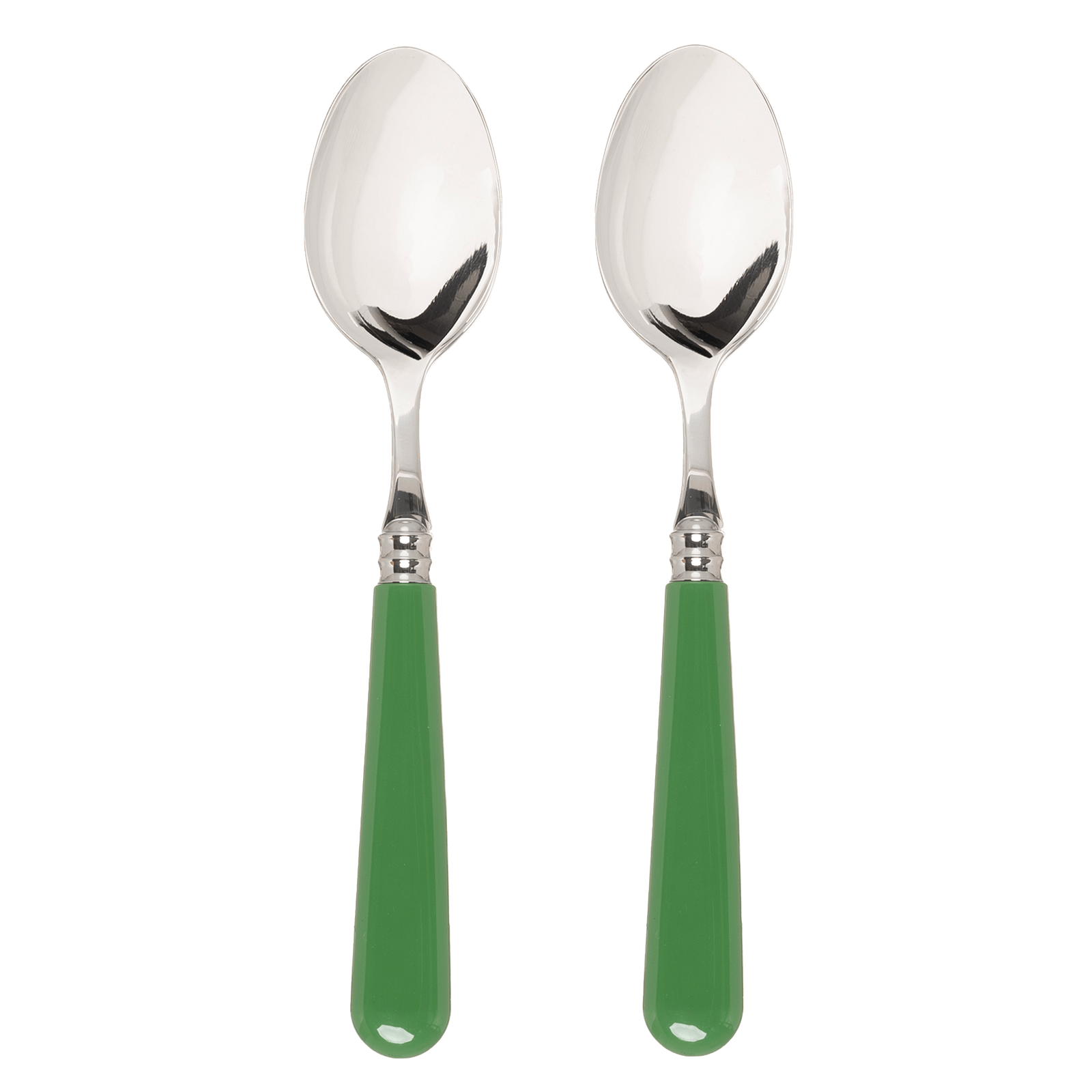 Late Afternoon Green Set of 2 Dessert Spoons