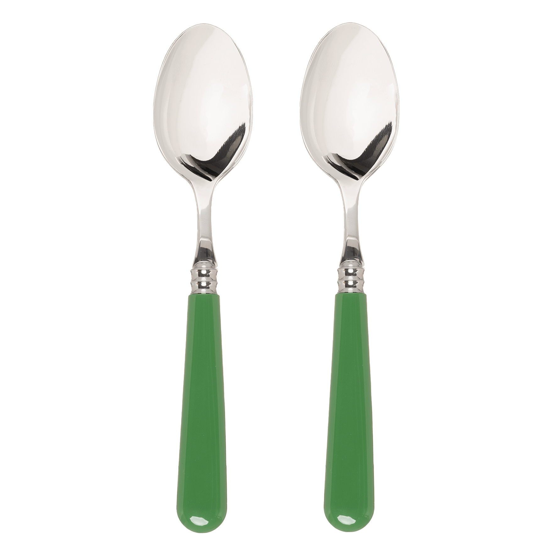 Late Afternoon Green Set of 2 Dessert Spoons