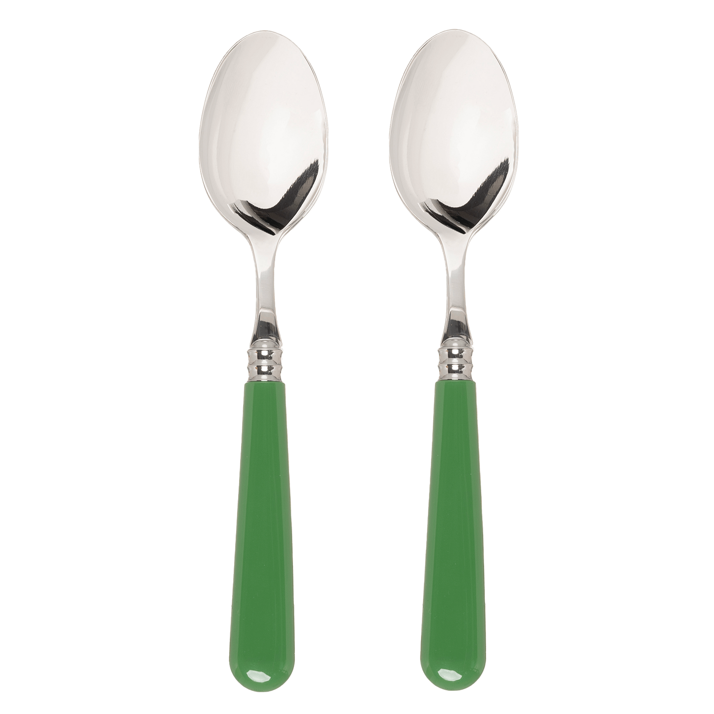 Late Afternoon Green Set of 2 Dessert Spoons