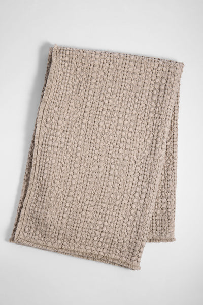 Morno Throw Blanket in Stone