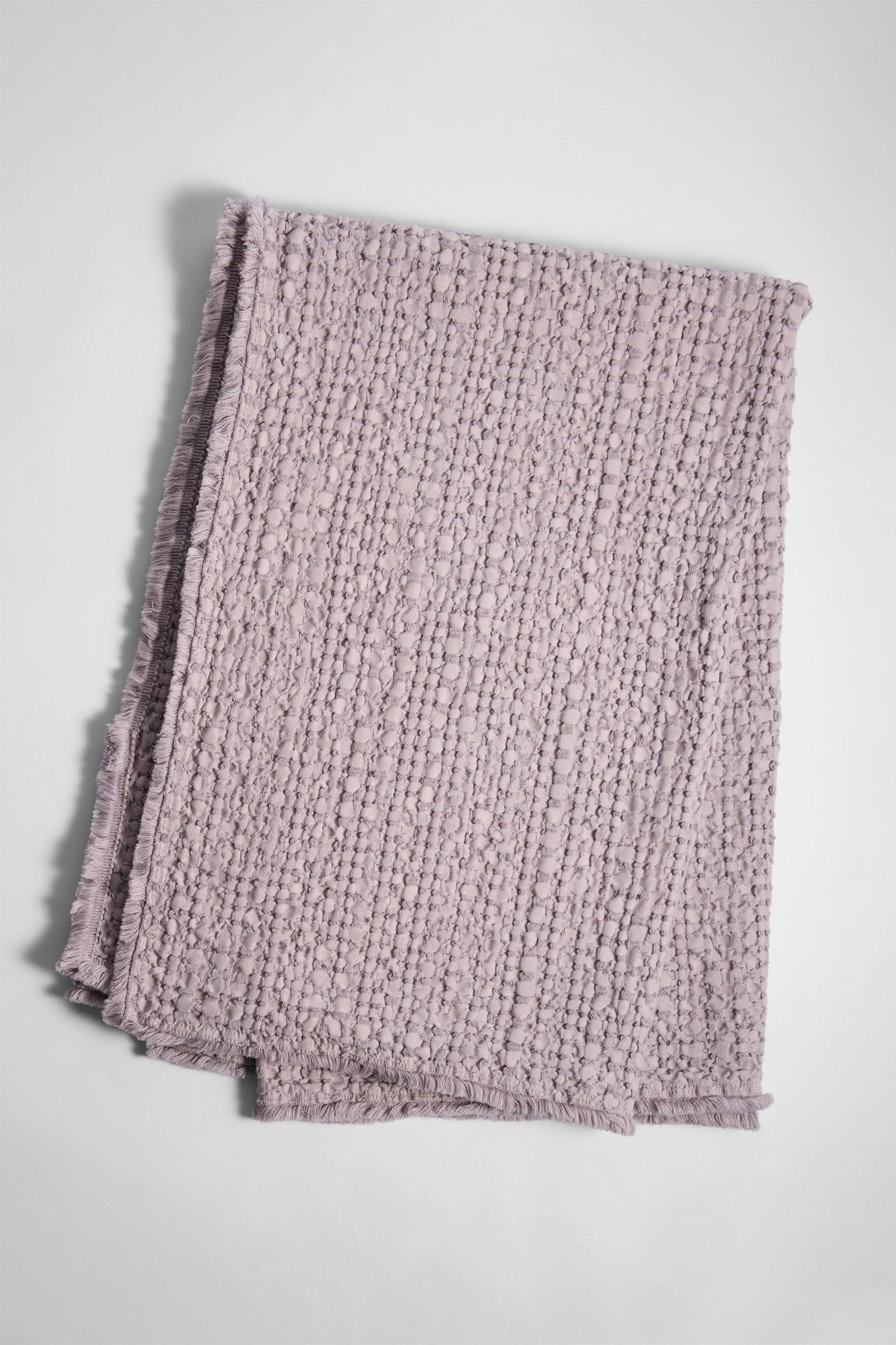 Morno Throw Blanket in Ash Violet
