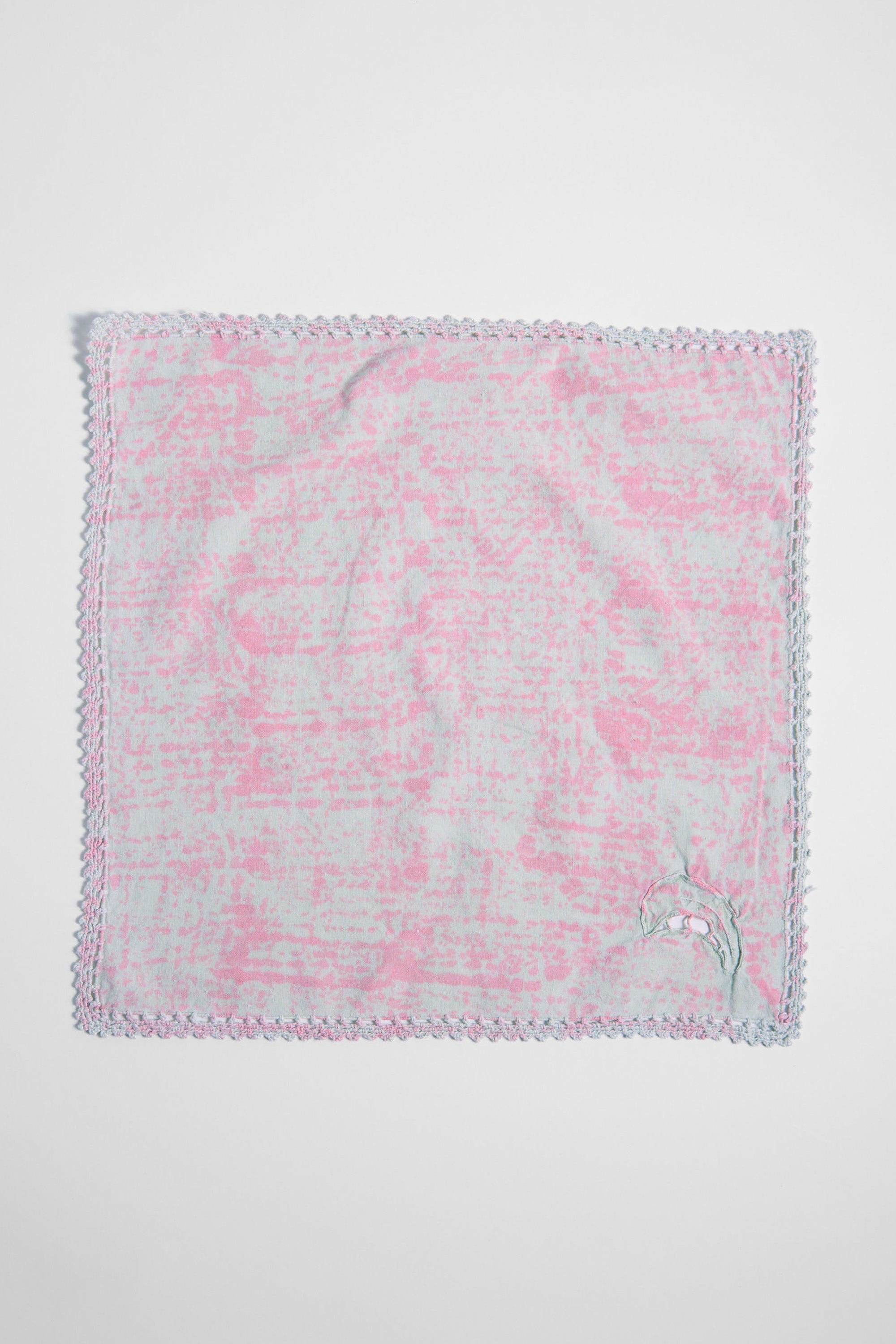 Village Vanguard Napkins in Ice Blue Peony Speckle Set of 4