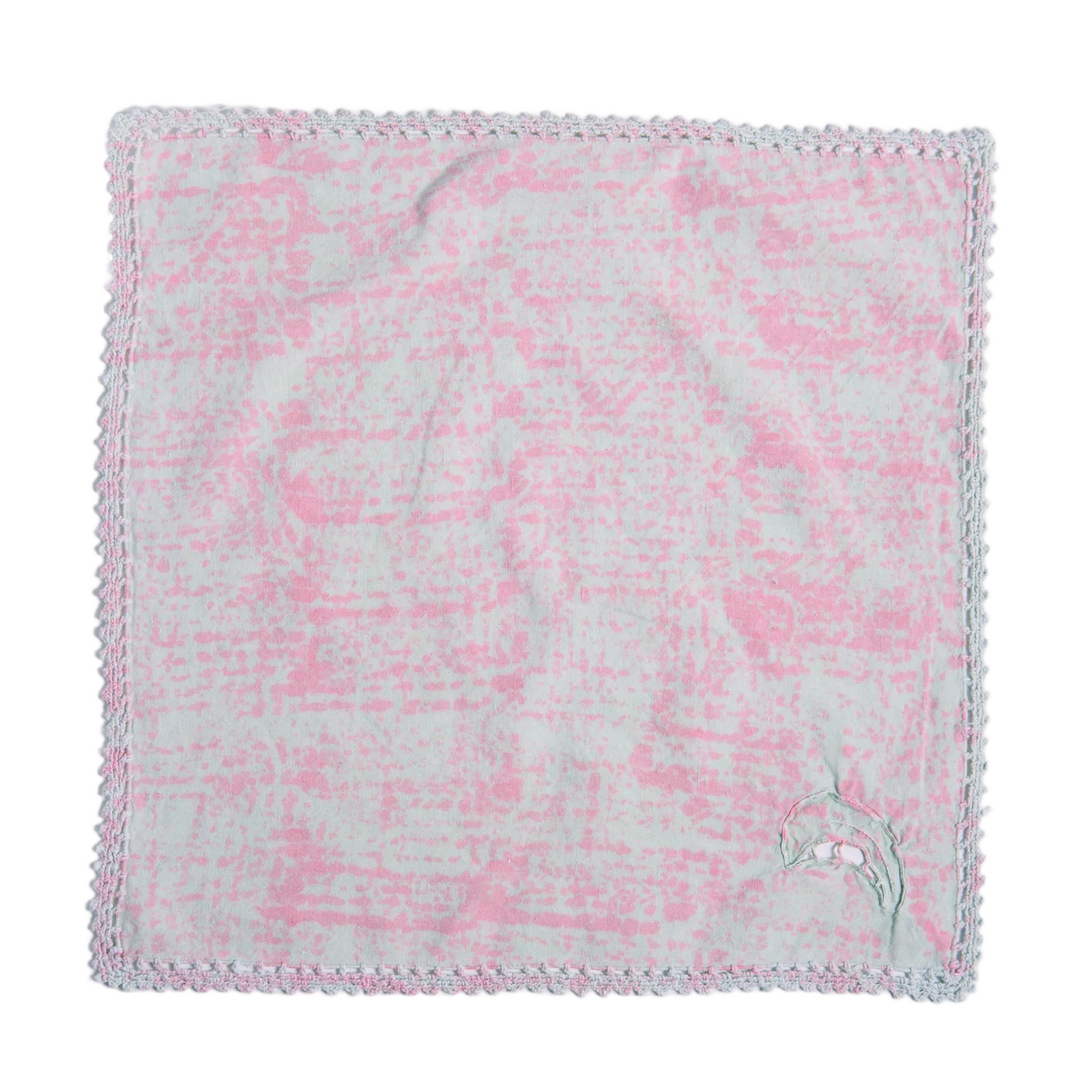 Village Vanguard Napkins in Ice Blue Peony Speckle Set of 4
