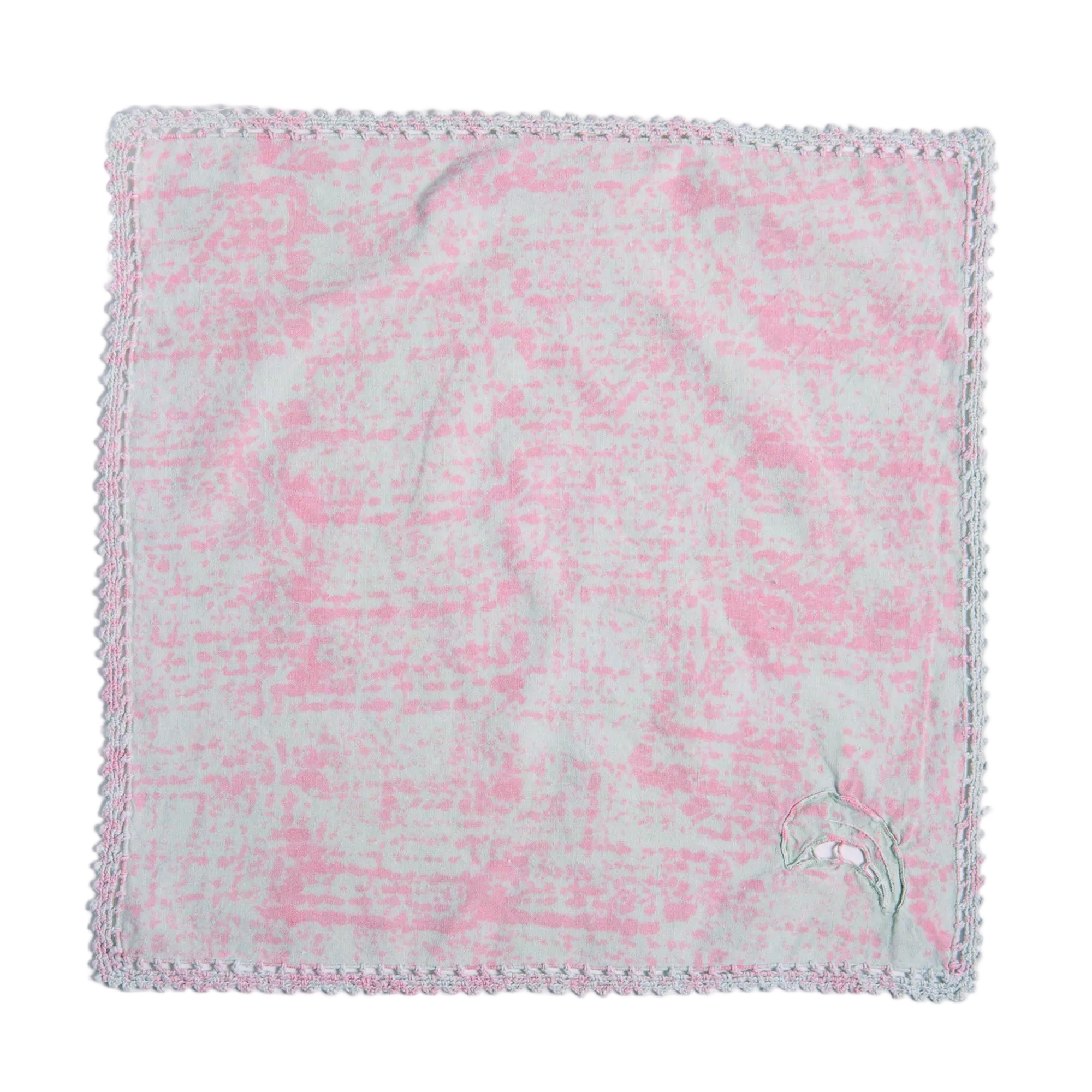 Village Vanguard Napkins in Ice Blue Peony Speckle Set of 4