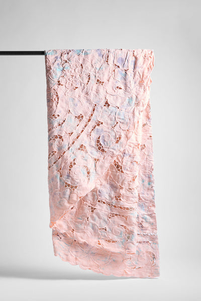 Village Vanguard Tablecloth in Tea Rose Lavender Aqua