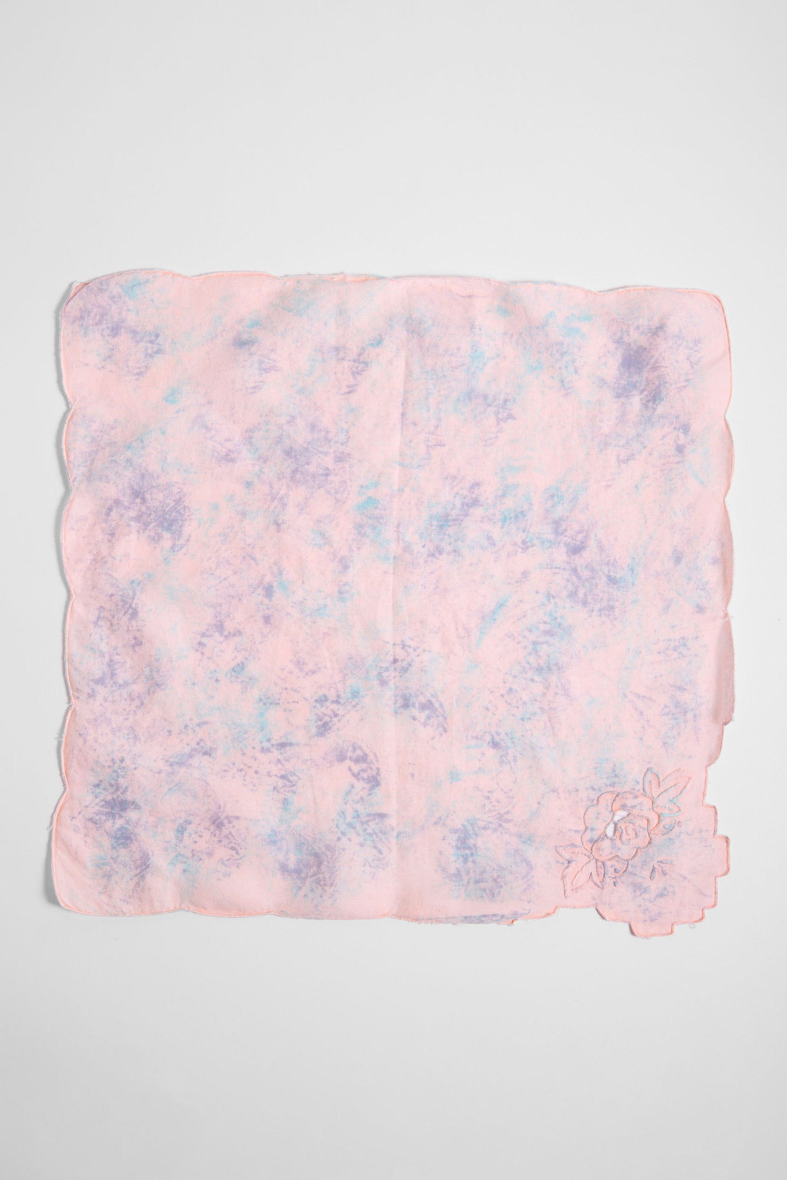 Village Vanguard Napkins in Tea Rose Lavender Aqua Set of 4
