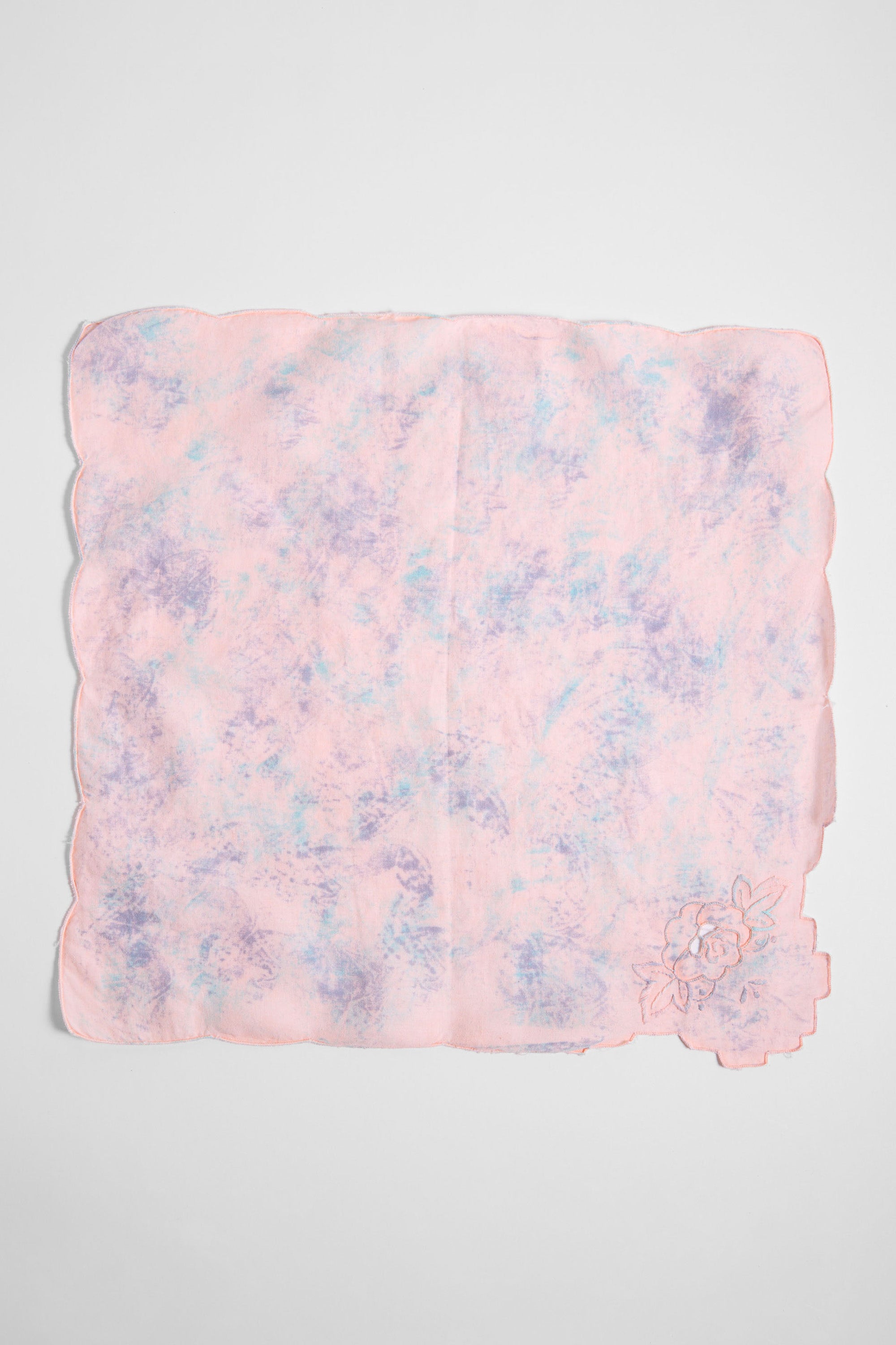 Village Vanguard Napkins in Tea Rose Lavender Aqua Set of 4