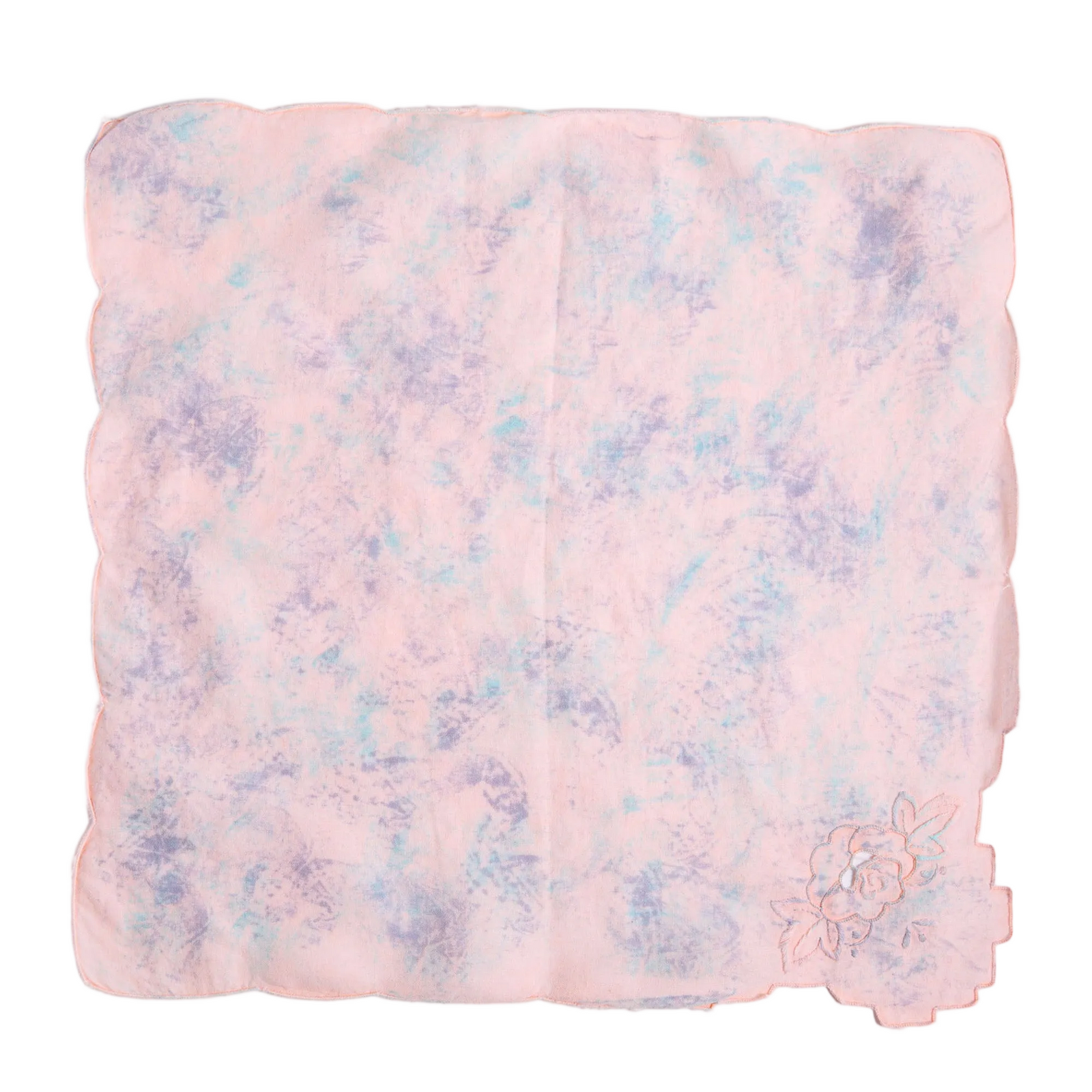 Village Vanguard Napkins in Tea Rose Lavender Aqua Set of 4