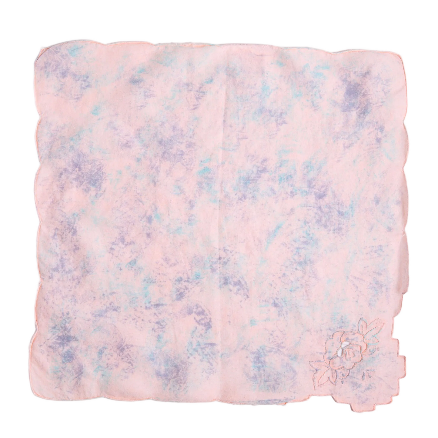 Village Vanguard Napkins in Tea Rose Lavender Aqua Set of 4
