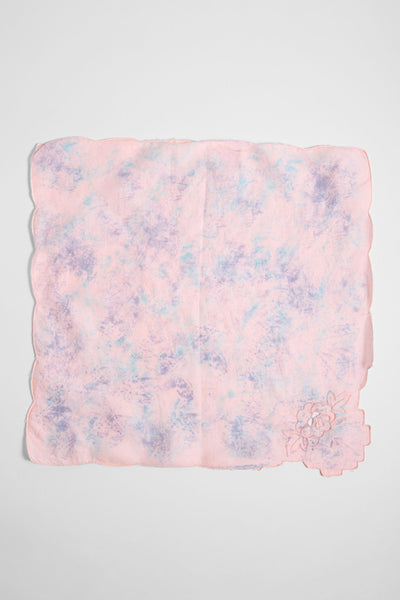 Village Vanguard Napkins in Tea Rose Lavender Aqua Set of 4