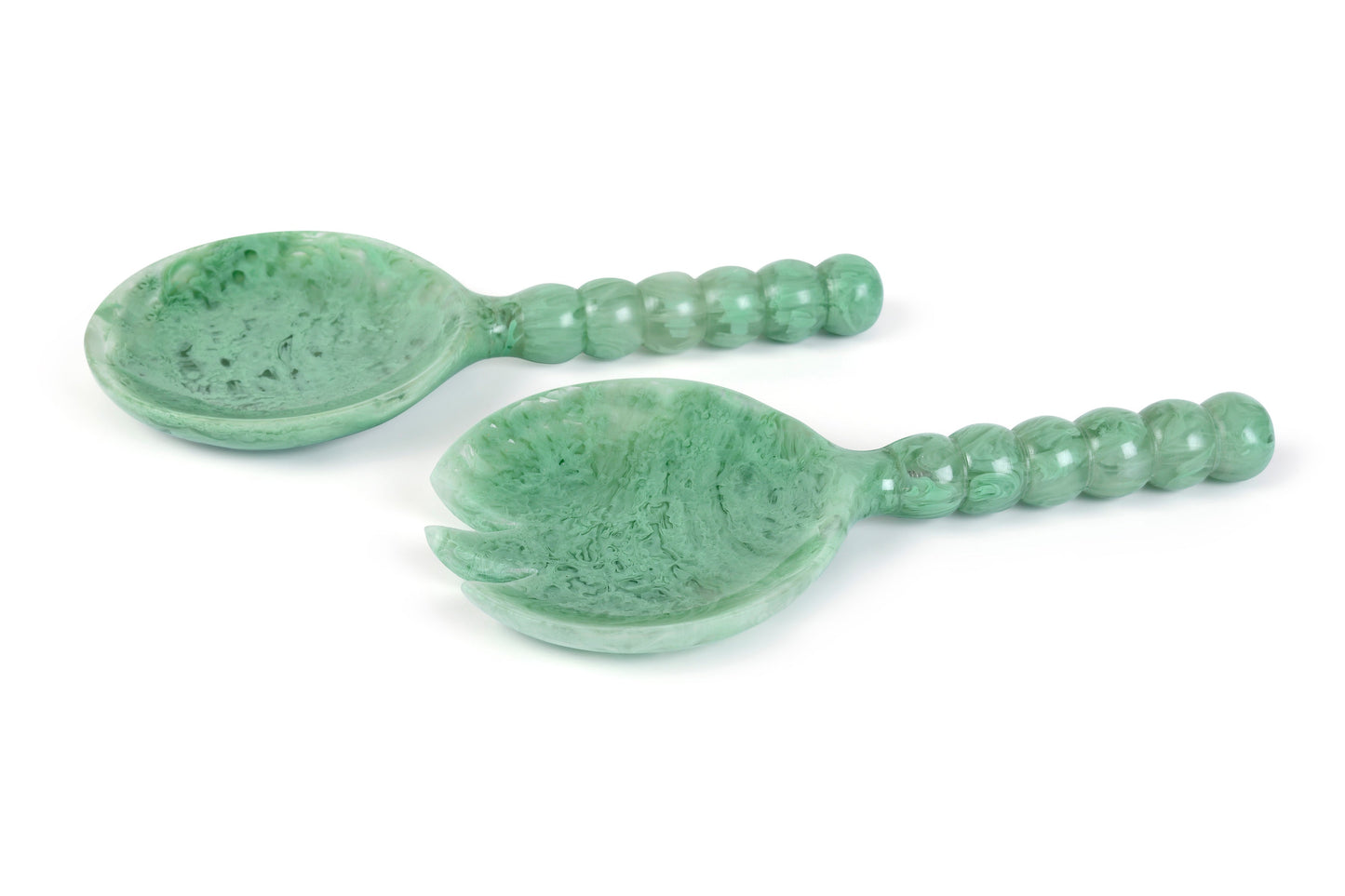 Resin Salad Server-Green (Set of 2)
