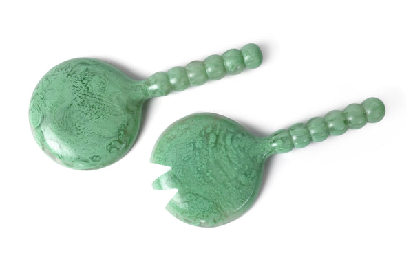 Resin Salad Server-Green (Set of 2)