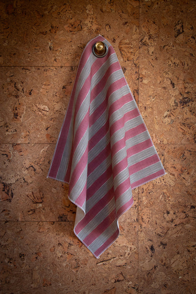 New Stripe Fabric -  Cherry