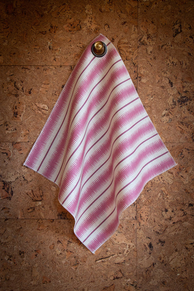Squiggle Fabric -  Rhubarb