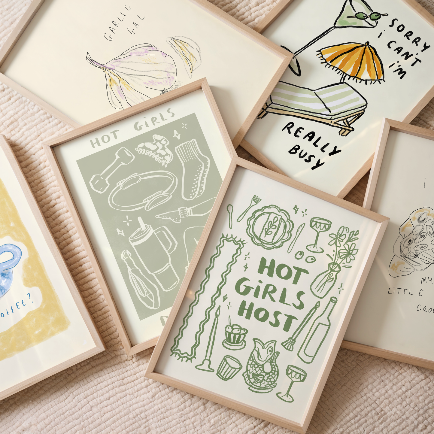 Hot Girls Host Print