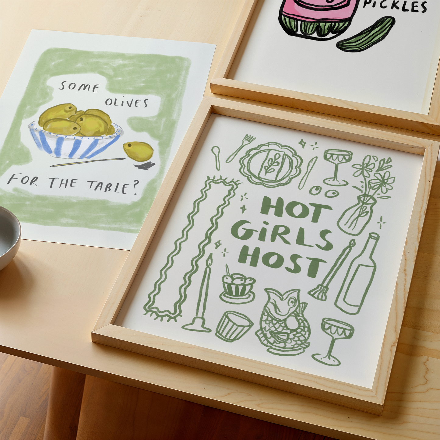 Hot Girls Host Print