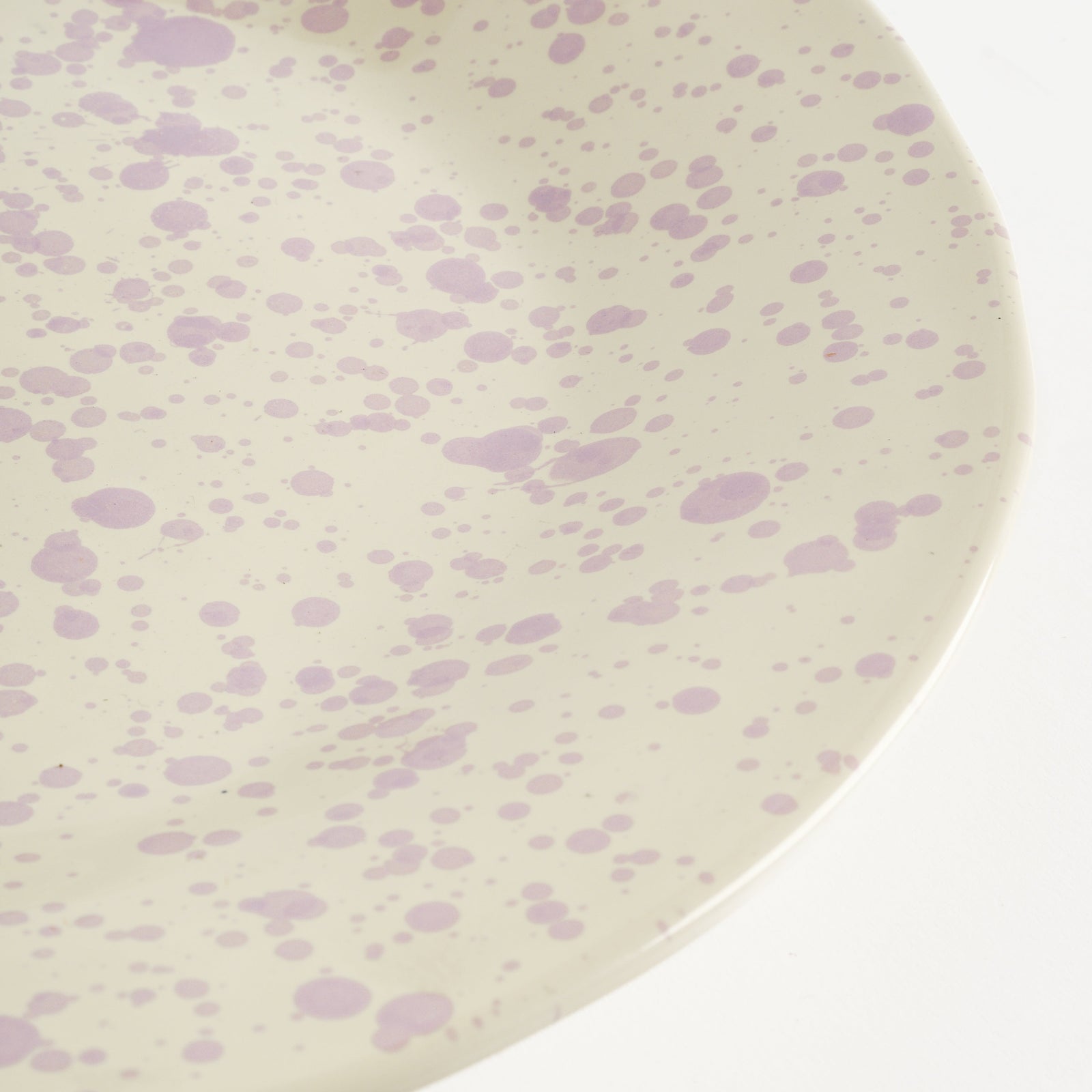 Lilac Shallow Serving Bowl