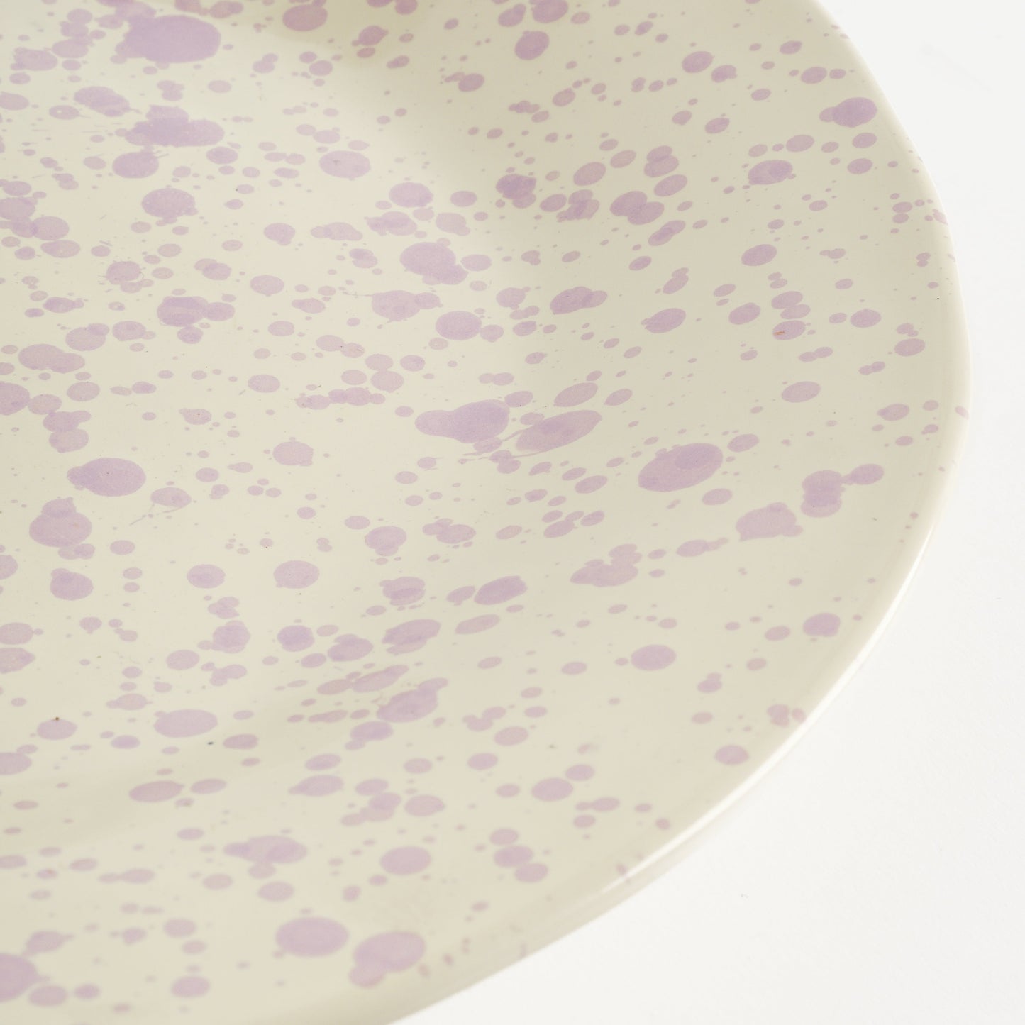 Lilac Shallow Serving Bowl