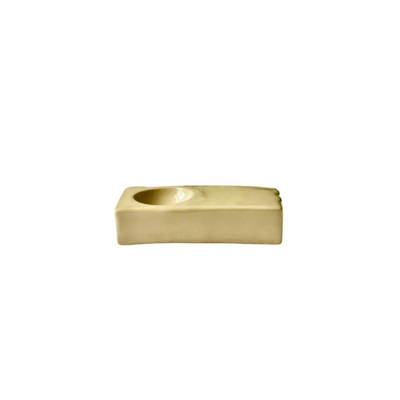 Handmade Rectangular Egg Cup - Natural