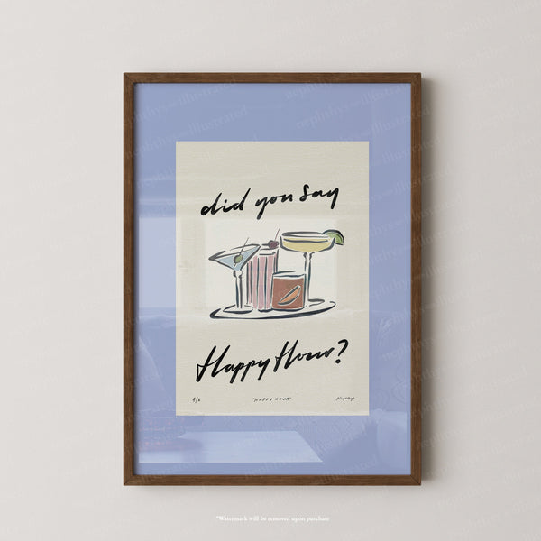 Happy Hour Print