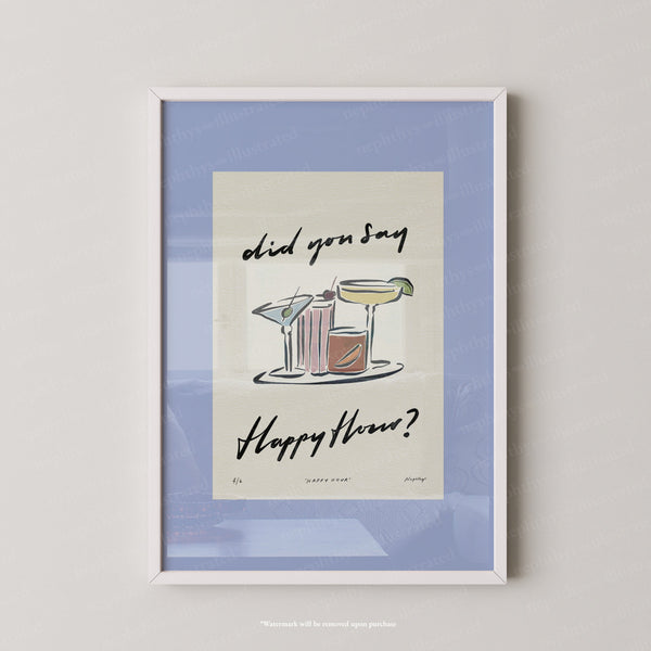 Happy Hour Print