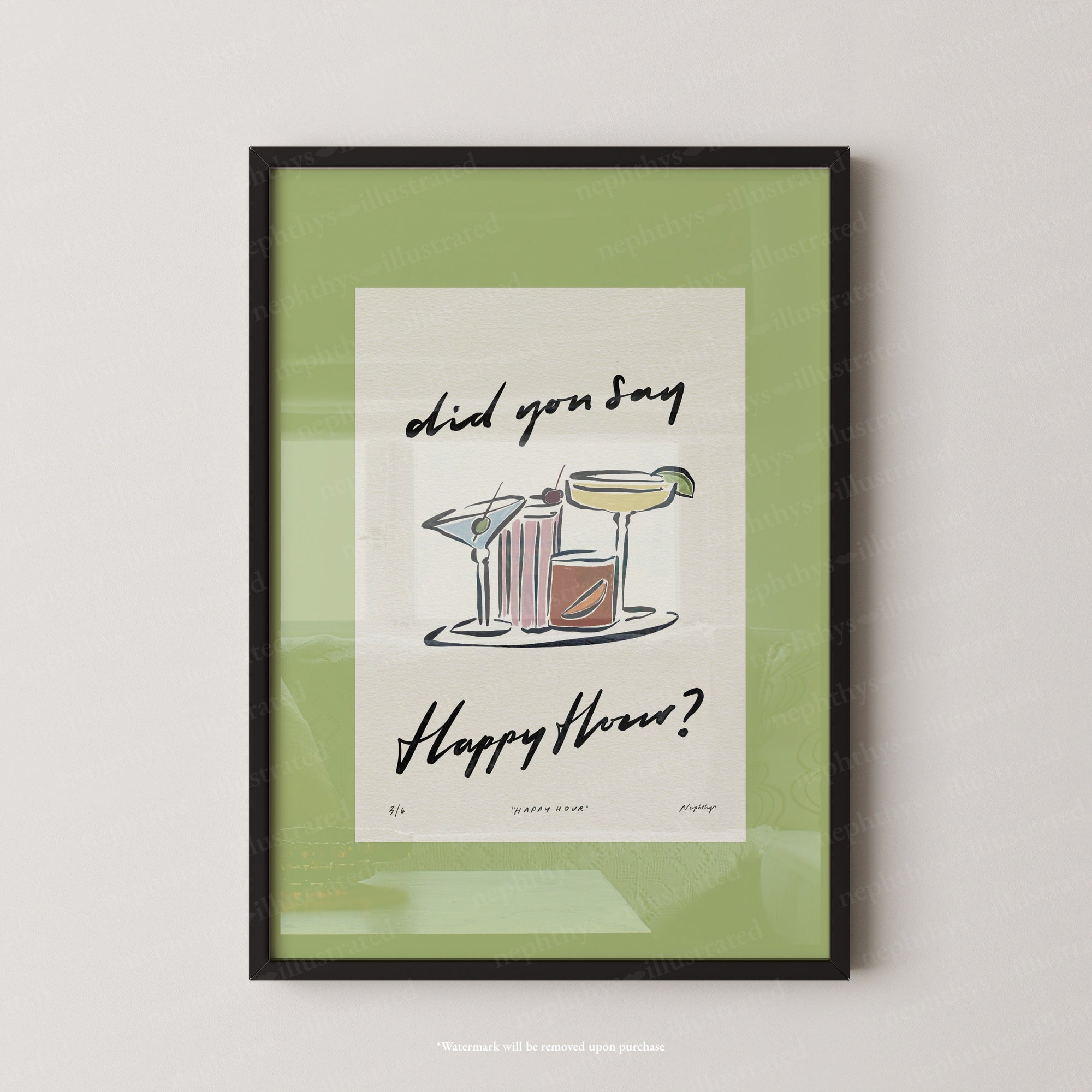 Happy Hour Print
